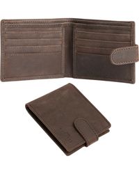 Woodland Leathers - Rfid Genuine Leather Bifold Wallet, Card Holder - Lyst