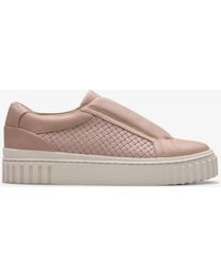 Clarks - Mayhill Bay Light Lea Trainers - Lyst