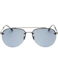 BOSS - Grijze Lens Donker Ruthenium Grijze Zonnebril - Lyst