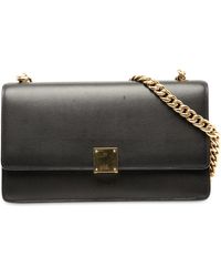 Celine - Pre-Owned Small Leather Case Chain Flap - Lyst