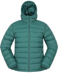 Mountain Warehouse - 'Season' Padded Jacket With Side Pockets Water Resistant Warm Coat Polyamide - Lyst