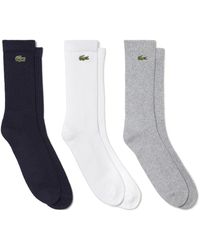 Lacoste - 3 Pack Crew Socks - Lyst