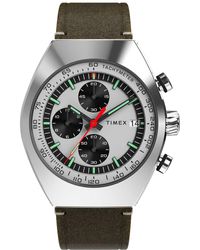 Timex - Legacy Tonneau Chrono Watch Tw2W50100 Leather (Archived) - Lyst