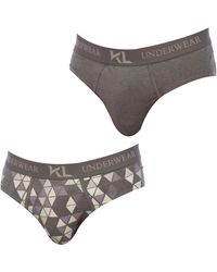 Kisses&Love - Pack-2 Kls2 Breathable Fabric Basic Briefs - Lyst