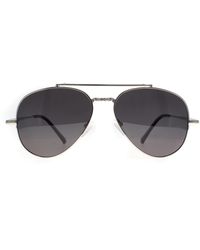 Montana - Aviator Shiny Smoke Polarized Mp185 Metal - Lyst