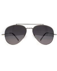 Montana - Aviator Shiny Smoke Polarized Mp185 Metal - Lyst