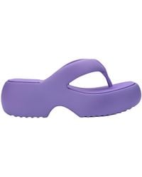 Melissa - Free Fuzzy Platform Sandals - Lyst