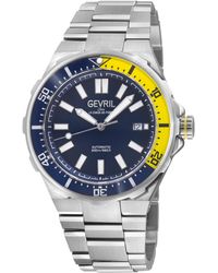 Gevril - Ticonic 316L Stainless Steel Case, Glass Bezel, Enamel Dial, Bracelet - Lyst