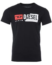 DIESEL - T-Diego Cuty Logo T-Shirt - Lyst