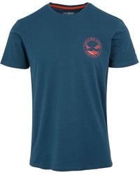 Regatta - Breezed V Mountain Back Print T-Shirt (Moonlight Denim) - Lyst