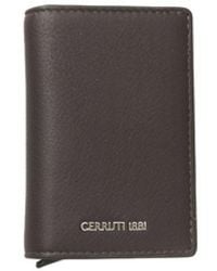 Cerruti 1881 - Brown Calfskin Men Wallet - Lyst