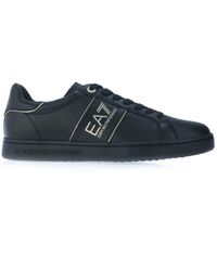 EA7 - Emporio Armani Leather Sports Shoes - Lyst