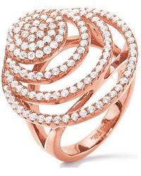 Folli Follie - 3R17S034Rc-52 Ladies Ring - Lyst
