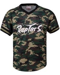 Mitchell & Ness - Nba Toronto Raptor Camo Mesh T-Shirt - Lyst