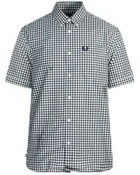 Fred Perry - Gingham Casual Shirt Cotton - Lyst