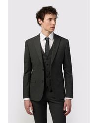 Limehaus - Single Breasted Long Sleeve Two Button Skinny Suit Jacket - Lyst