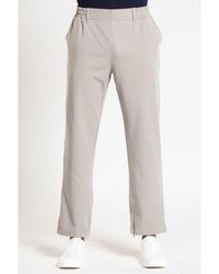 Jameson Carter - 'Alpha' Relaxed Fit Trousers With Ankle Zip Viscose - Lyst