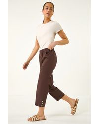 Roman - Petite Bengaline Cropped Trouser - Lyst