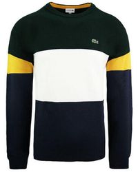 Lacoste - Plain Herren Colourblock -Pullover - Lyst