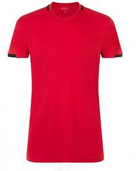 Sol's - Herren Classico Kontrast Kurzarm Fußball T-Shirt /Schwarz) - Lyst