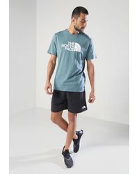 The North Face - T Shirt Ss Easy Tee Storm Cotton - Lyst