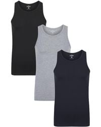 Tokyo Laundry - 3-Pack Cotton Basic Vests - Lyst