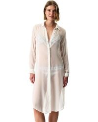 Penti - Long-Sleeve Woven Button Shirt - Lyst