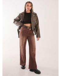 Pink Vanilla - Acid Wash Wide Leg Jeans - Lyst