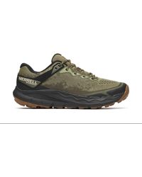 Merrell - Nova 4 Wp Trail Running Trainers Shoes Drab J068397 - Lyst