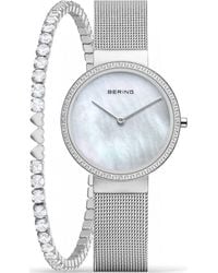 Bering Time - 14531-004-Gwp190 Ladies Classic Watch And Bracelet Gift Set - Lyst