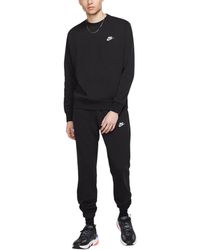 Nike - Club Tracksuit Crew Neck Pullover Sweatshirt Fleece - Lyst