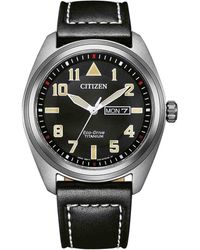 Citizen - Watch Bm8560-29E Leather (Archived) - Lyst