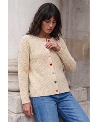 Roman - Speckled Heart Cardigan - Lyst