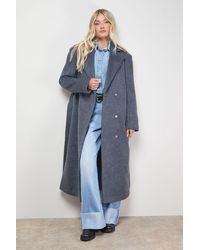 Oasis - Brushed Belted Coat - Lyst