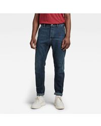 Grip 3D Relaxed Tapered Jeans, Dark blue