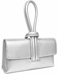 Woodland Leathers - Italian Leather Clutch Bag, Convertible Crossbody Shoulder Wristlet Purse - Lyst