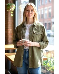 Secret Label - Oversize Denim Shirt - Lyst