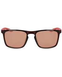 Nike - Brown Injected Sunglasses - Lyst