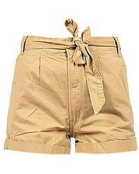 Pepe Jeans - Shorts Kaylee Vrouw Beige - Lyst