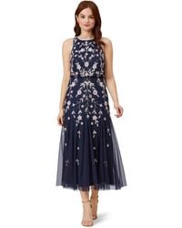 Adrianna Papell - Beaded Blouson Dress - Lyst