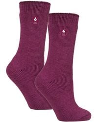 Heat Holders - 2 Pack Ladies Original Thermal Moisture Wicking Socks - Lyst