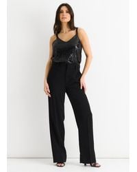 Gini London - Sequin V Neck Cami Top - Lyst