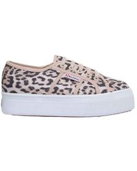 Superga - Ladies 2790 Jaguar Print Trainers - Lyst