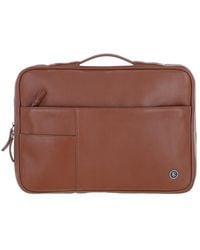 Brampton London - 'Minimalist' Real Leather Organizer With Laptop Compartment - Lyst