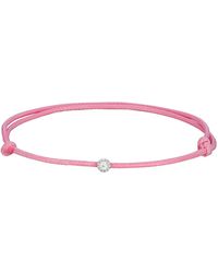 SEOL + GOLD - Sterling Cord Cz Bracelet - Lyst