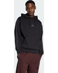 adidas - Essentials 3-Stripes Fleece Hoodie - Lyst