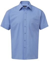 PREMIER - Short Sleeve Poplin Shirt (Mid) - Lyst