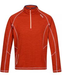 Regatta - Yonder Quick Dry Moisture Wicking Half Zip Fleece Jacket (Rusty) - Lyst