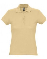 Sol's - Ladies Passion Pique Short Sleeve Polo Shirt Cotton - Lyst