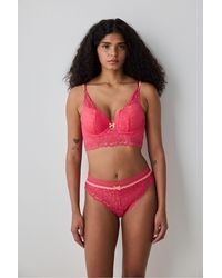 Penti - Laluce Broderie Longline Bra Loves Paris Collection - Lyst